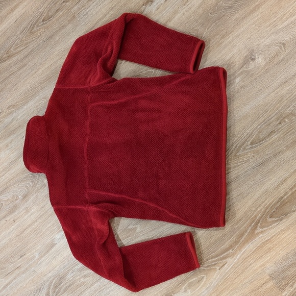 😍❤️ Patagonia Red Fleece Pullover Sweater Women's size Small 😍❤️ - Picture 11 of 11